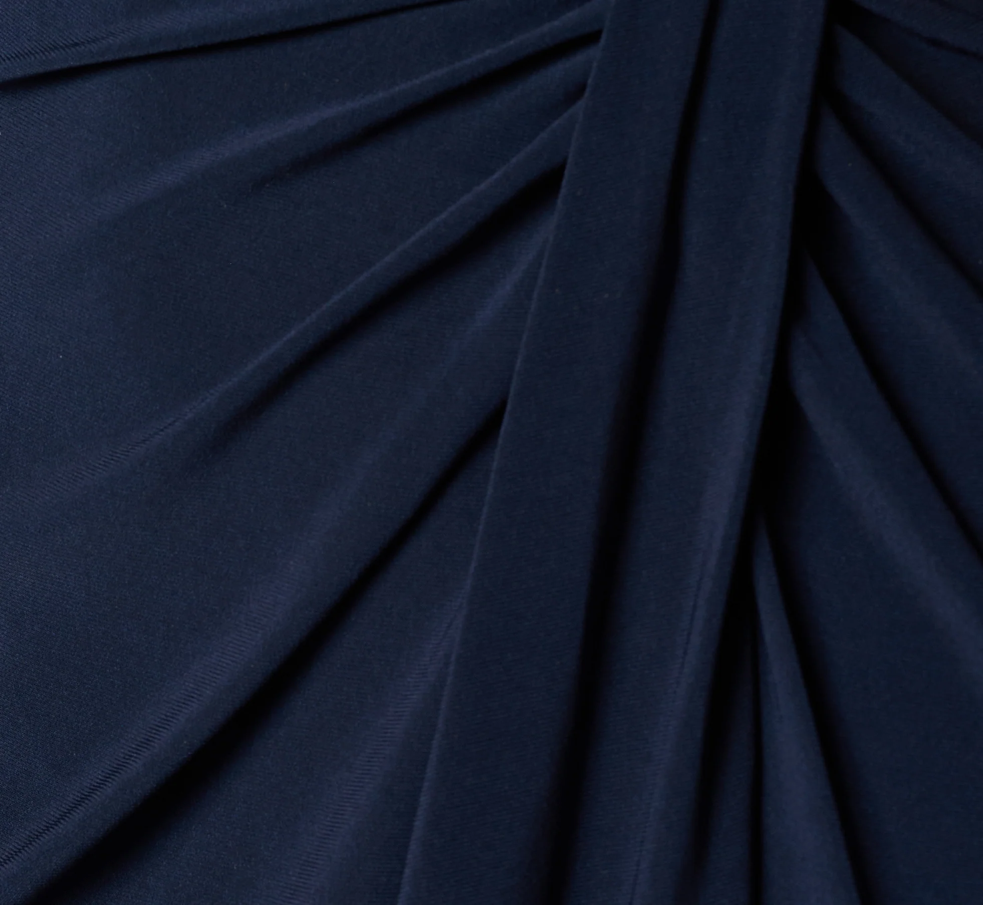Long Sleeve Tuxedo Stretch Midi Dress In Midnight - Image 6