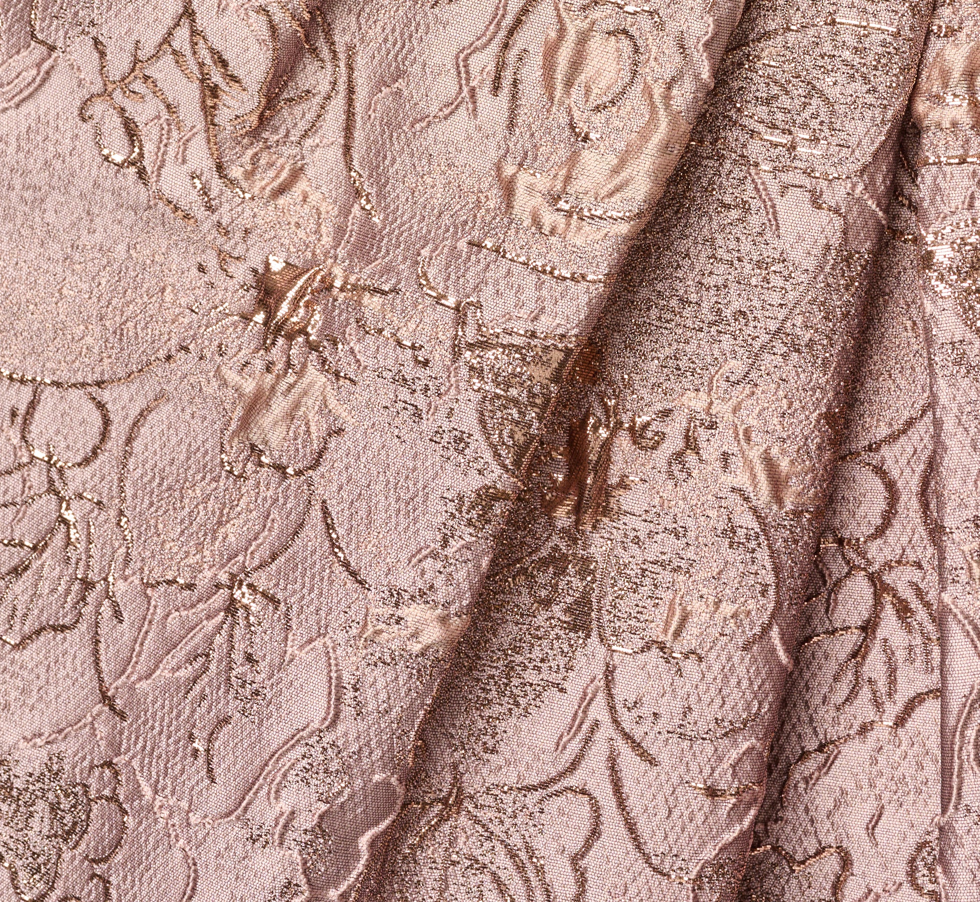 Metallic Jacquard Rhinestone Strap Midi Dress In Candied Ginger - Image 6