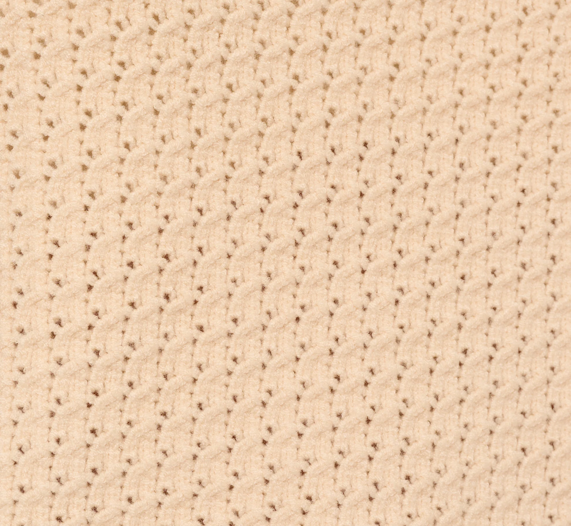 Sleeveless Open Knit Whipstitch Sweater Top In Cream Black - Image 8